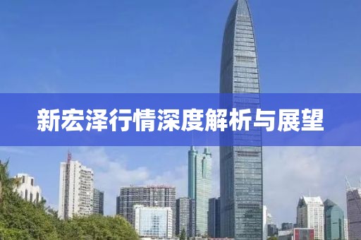 新宏泽行情深度解析与展望