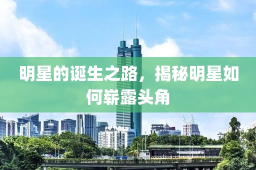明星的诞生之路，揭秘明星如何崭露头角
