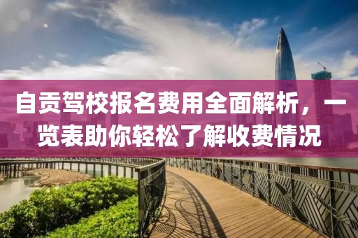自贡驾校报名费用全面解析，一览表助你轻松了解收费情况