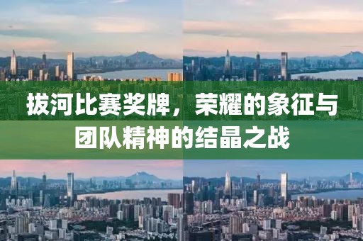 拔河比赛奖牌，荣耀的象征与团队精神的结晶之战