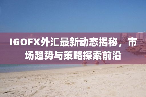 IGOFX外汇最新动态揭秘，市场趋势与策略探索前沿