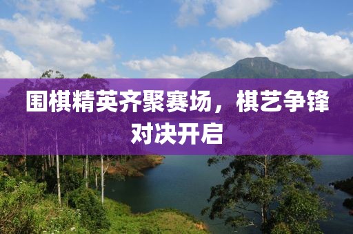 围棋精英齐聚赛场，棋艺争锋对决开启