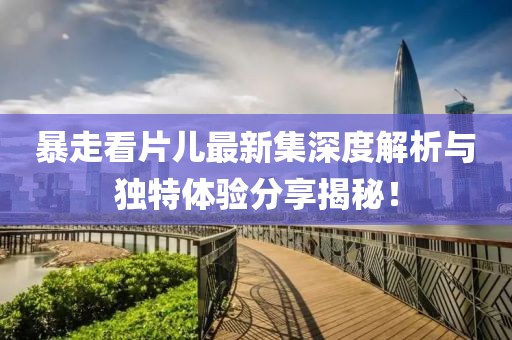 暴走看片儿最新集深度解析与独特体验分享揭秘！