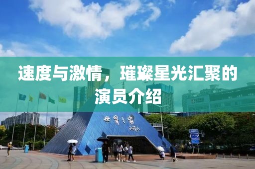 速度与激情，璀璨星光汇聚的演员介绍