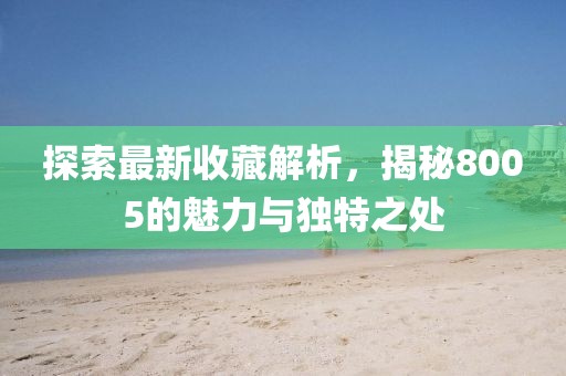 探索最新收藏解析，揭秘8005的魅力与独特之处