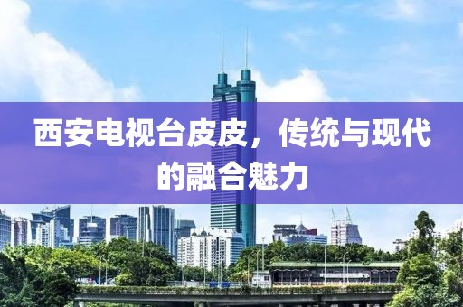 西安电视台皮皮，传统与现代的融合魅力