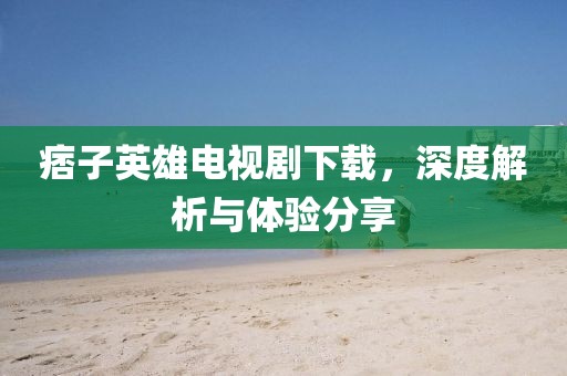 痞子英雄电视剧下载，深度解析与体验分享