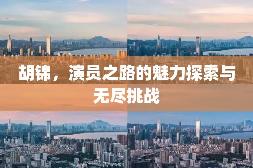 胡锦，演员之路的魅力探索与无尽挑战