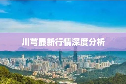 川芎最新行情深度分析